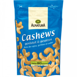 Bio Alnatura Cashews geröstet & gesalzen 100g