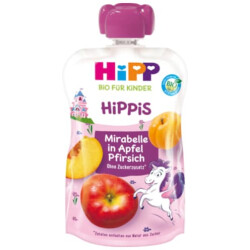Bio Hipp Mirabelle Apfel Pfirsich 100g