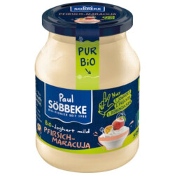 Bio Söbbecke Pur Joghurt Pfirsich 500g MW