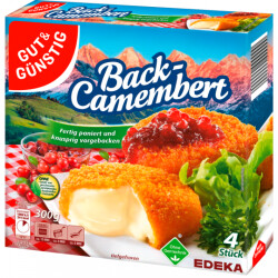 Gut & Günstig Back-Camembert 4x75g