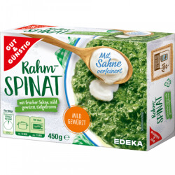 Gut & Günstig Rahmspinat 450g