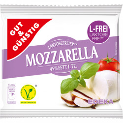 Gut & Günstig Mozzarella laktosefrei 45% 125g