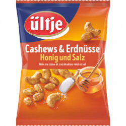 &uuml;ltje Cashew-Erdnuss-Mix Honig/Salz 200g