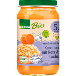 Bio EDEKA Karotte Reis & Lachs 190g