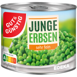 Gut & Günstig Junge Erbsen Sehr Fein 400g