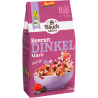 Demeter Bauckhof Mühle Dinkel Müsli Beerenzart...