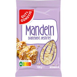 Gut & Günstig Mandeln gestiftelt 100g