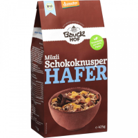 Demeter Bauckhof Mühle Hafer Müsli Schokolade 425g