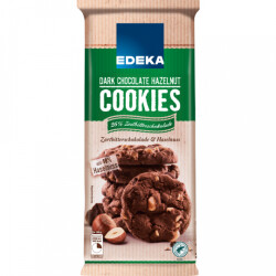 EDEKA Cookies Dark Chocolate & Hazelnut 200g