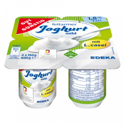 Gut & Günstig Joghurt L.casei 1,8% 4x150g