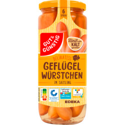 Gut & Günstig Geflügelwürstchen 530g QS