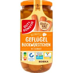 Gut & Günstig Geflügel Bockwürstchen...