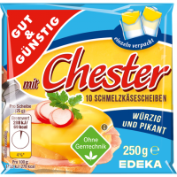 Gut & Günstig Schmelzkäse Scheiben Chester...