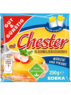 Gut & Günstig Schmelzkäse Scheiben Chester 45% 250g
