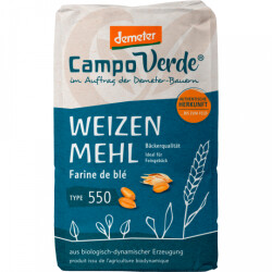 Demeter Campo Verde Weizenmehl T550 1kg