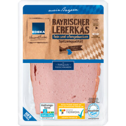 EDEKA Bayrischer Leberkäs fein 3=400g