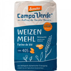Demeter Campo Verde Weizenmehl T405 1kg