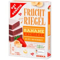 Gut & Günstig Fruchtriegel Banane Erdbeere 5x30g