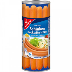 Gut & Günstig Schinken Bockwürstchchen 1,65kg