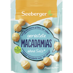 Seeberger Ger&ouml;stete Macadamias 80g