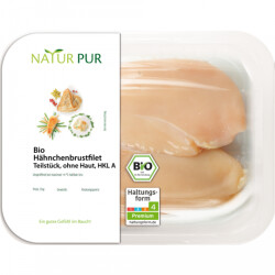 Natur Pur Bio H&auml;hnchen Brustfilet 2x250g