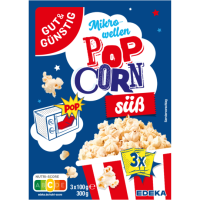 Gut & Günstig Mikrowellen Popcorn süß...