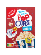 Gut & Günstig Mikrowellen Popcorn salzig 300g