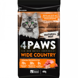 4Paws Cat wilde Country Pute 400g