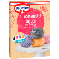 Dr.Oetker Lebensmittelfarben 4ST80g
