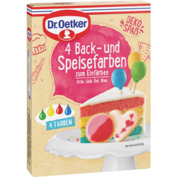 Dr.Oetker Back & Speisefarben 4ST 80g