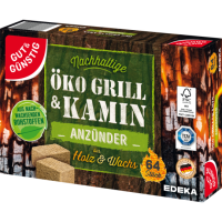 Gut & Günstig Anzünder Holz & Wachs 64ST