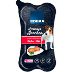 Edeka Knochenformschale Rind & Leber 175g