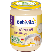 Bio Bebivita Abendbrei Keks Banane 190g