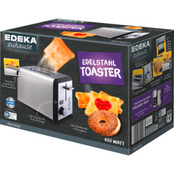 EDEKA ZUHAUSE 600174 Toaster Edelstahl
