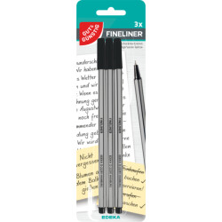 Gut & Günstig Fineliner schwarz 3ST