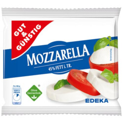 Gut & Günstig Mozzarella 45% 220g