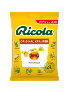Ricola Kräuter Original Hustenbonbons ohne Zucker Beutel 75g