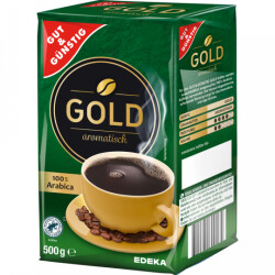 Gut & Günstig Röstkaffee Gold 500g