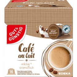 Gut & Günstig Cafe au Lait Kapseln DG 160g