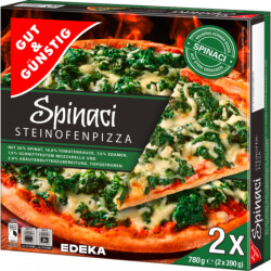 Gut & Günstig Steinofen Pizza Spinat 2x390g