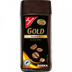 Gut & Günstig Gold löslicher Bohnenkaffee...
