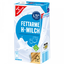 Gut & Günstig H-Milch 1,5% 1l