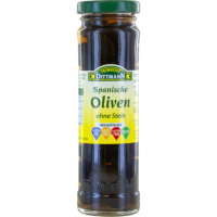 Feinkost Dittmann Oliven schwarz ohne Stein 140g