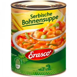 Erasco Serbische Bohnensuppe mit Rauchspeck 750ml