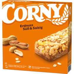 Corny Süß & Salzige Erdnüsse 6x25g