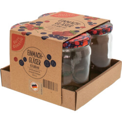 Gut & Günstig Einmachglas 580ml 4ST