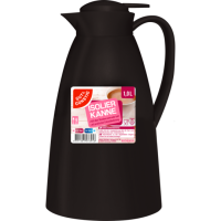 Gut & Günstig Isolierkanne schwarz 1l