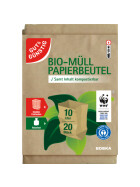 Gut & Günstig Bio Müllbeutel Papier 10l 20er