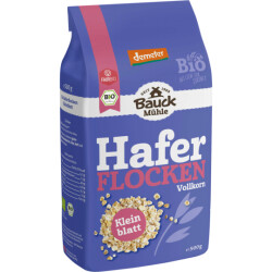 Demeter Bauckhof Mühle Haferflocken Kleinblatt 500g