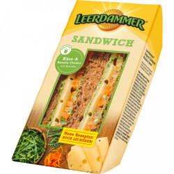 Leerdammer Sandwich Käse & Rucola 170g